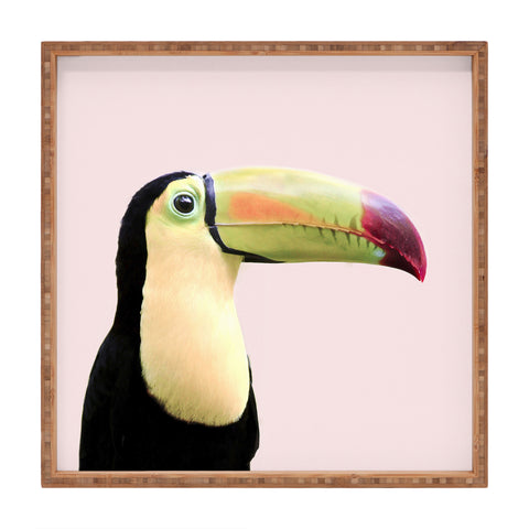 Sisi and Seb Pastel toucan Square Tray