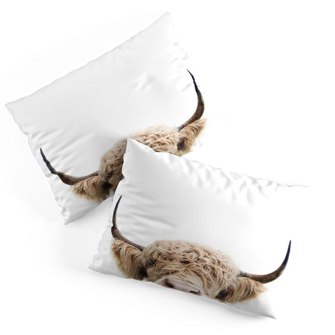 Sisi and Seb Peeking Cow Pillow Shams