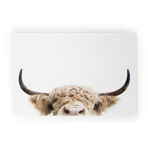 Sisi and Seb Peeking Cow Welcome Mat