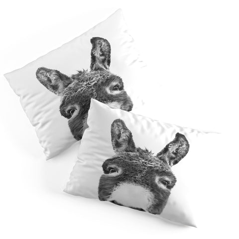 Sisi and Seb Peeking Donkey Pillow Shams