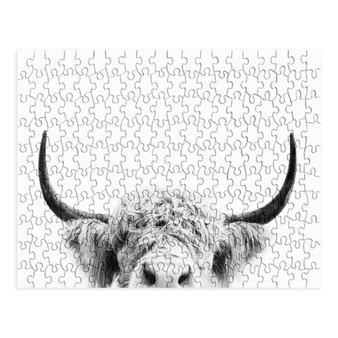 Sisi and Seb Peeking Highland Cow Puzzle