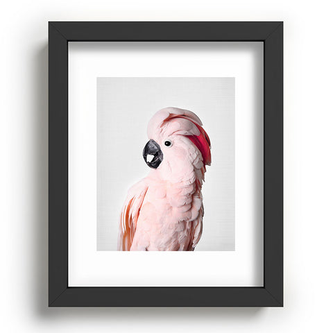 Sisi and Seb Pink Cockatoo Recessed Framing Rectangle