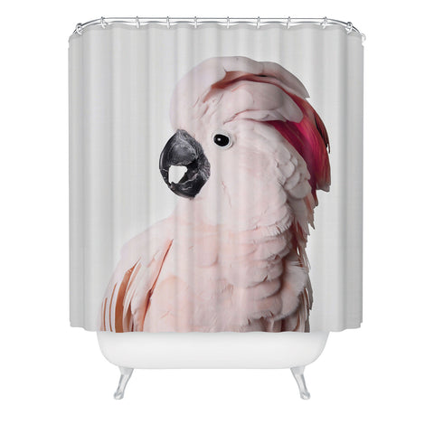 Sisi and Seb Pink Cockatoo Shower Curtain