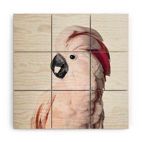 Sisi and Seb Pink Cockatoo Wood Wall Mural