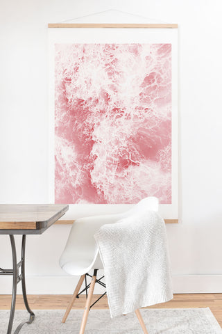 Sisi and Seb Pink Ocean Art Print And Hanger