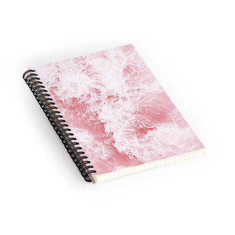Sisi and Seb Pink Ocean Spiral Notebook