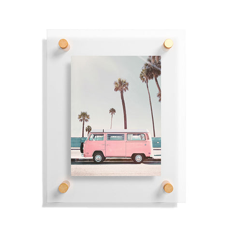 Sisi and Seb Pink Van Floating Acrylic Print