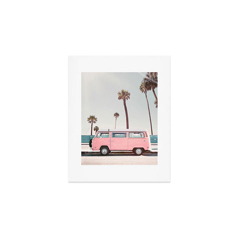 Sisi and Seb Pink Van Art Print