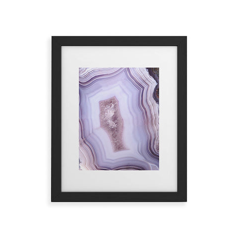Sisi and Seb Purple Gem Framed Art Print