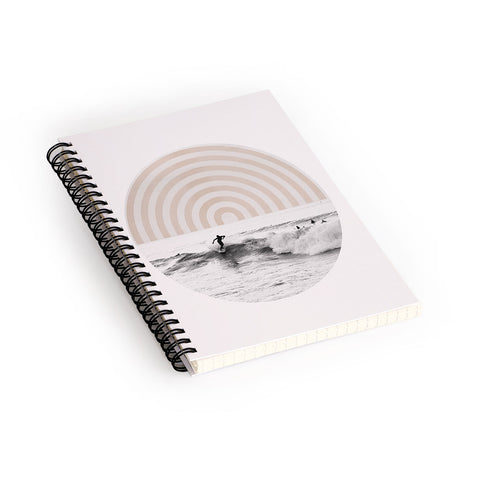 Sisi and Seb Retro Surfer Spiral Notebook