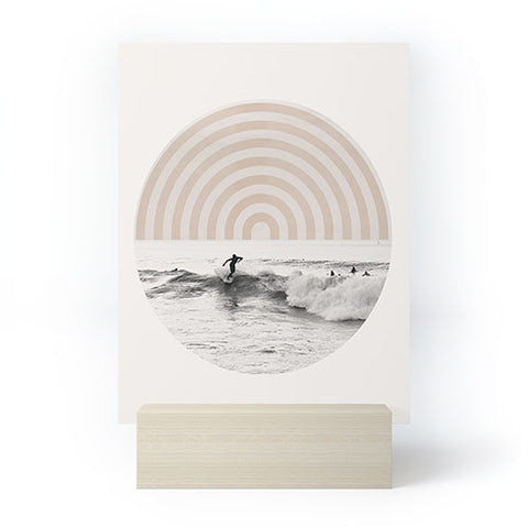 Sisi and Seb Retro Surfer Mini Art Print