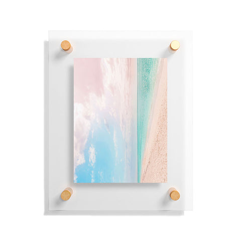 Sisi and Seb Romantic Beach Floating Acrylic Print
