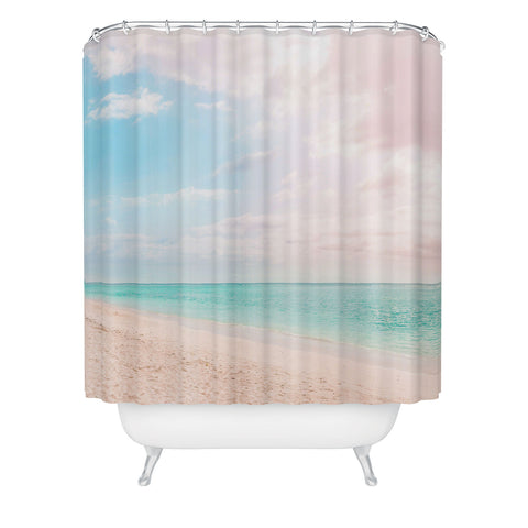 Sisi and Seb Romantic Beach Shower Curtain