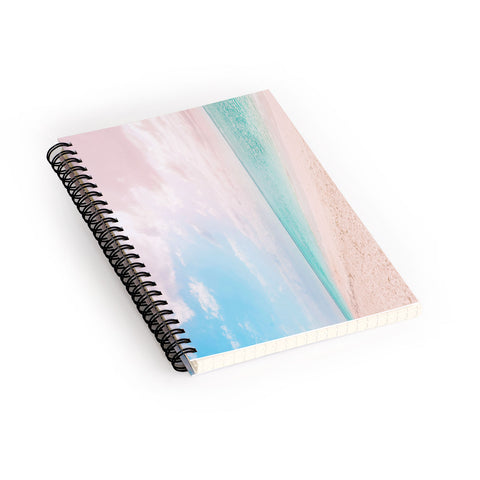 Sisi and Seb Romantic Beach Spiral Notebook
