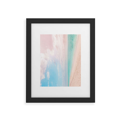 Sisi and Seb Romantic Beach Framed Art Print