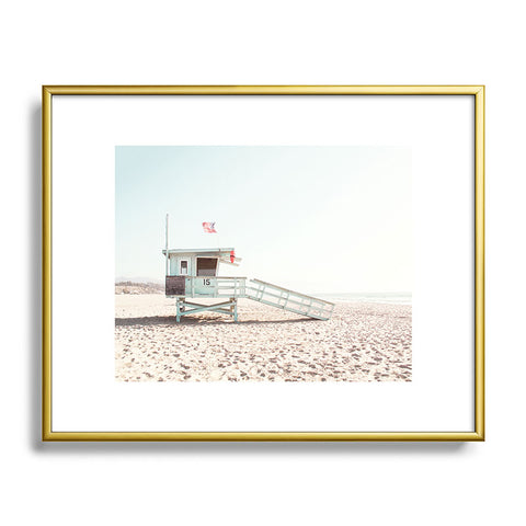 Sisi and Seb Somewhere in Cali Metal Framed Art Print