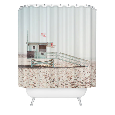 Sisi and Seb Somewhere in Cali Shower Curtain