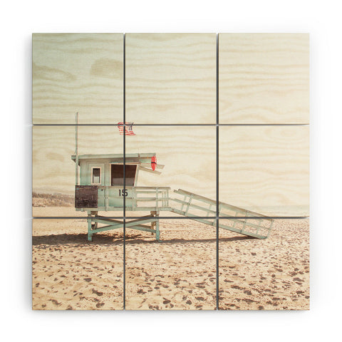 Sisi and Seb Somewhere in Cali Wood Wall Mural