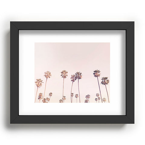 Sisi and Seb Sunny Cali Palm Trees Recessed Framing Rectangle