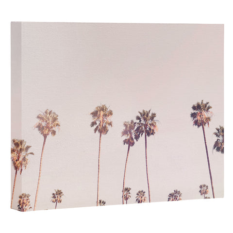 Sisi and Seb Sunny Cali Palm Trees Art Canvas