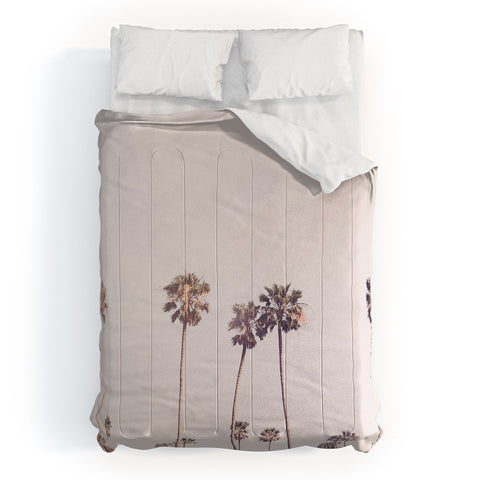 Sisi and Seb Sunny Cali Palm Trees Comforter