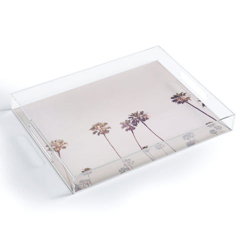 Sisi and Seb Sunny Cali Palm Trees Acrylic Tray
