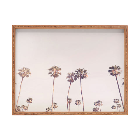 Sisi and Seb Sunny Cali Palm Trees Rectangular Tray