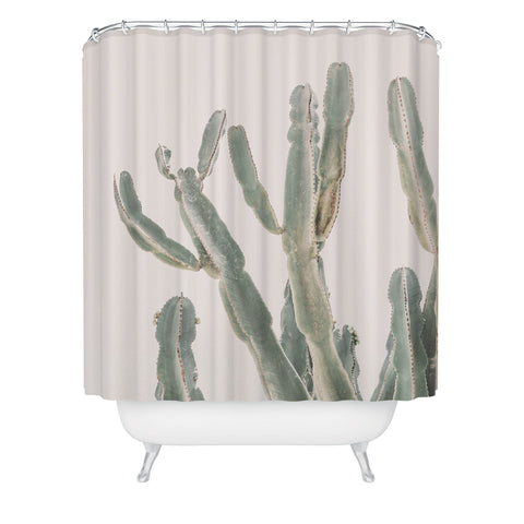Sisi and Seb Sunrise Cactus Shower Curtain