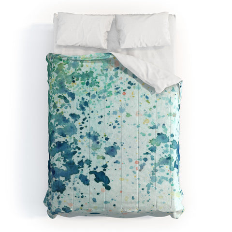 Social Proper Aqua Sap Crystal Comforter