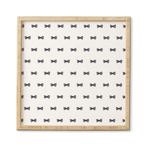 Social Proper Bows Bows Bows Framed Wall Art