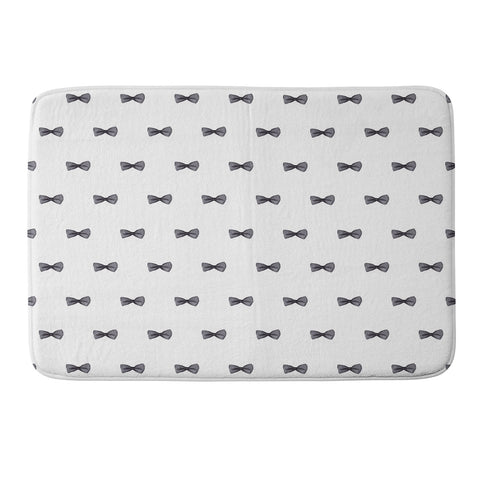 Social Proper Bows Bows Bows Memory Foam Bath Mat