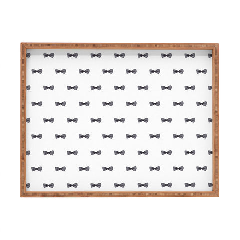 Social Proper Bows Bows Bows Rectangular Tray