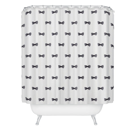 Social Proper Bows Bows Bows Shower Curtain