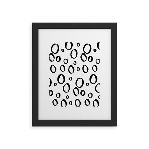 Social Proper Bubbly Framed Art Print