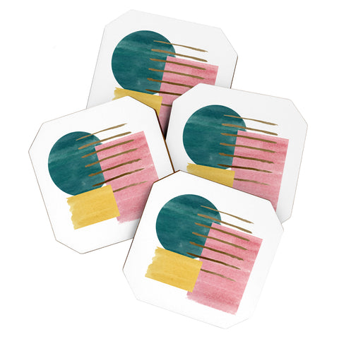 Social Proper Compounds Coaster Set