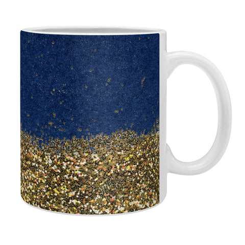 Social Proper Dipped in Gold Navy Coffee Mug