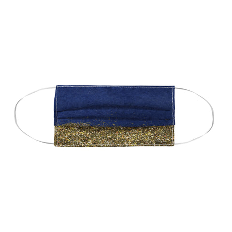 Social Proper Dipped in Gold Navy Face Mask