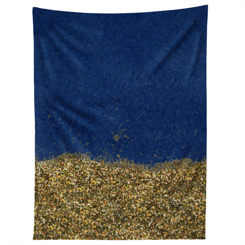 Social Proper Dipped in Gold Navy Tapestry