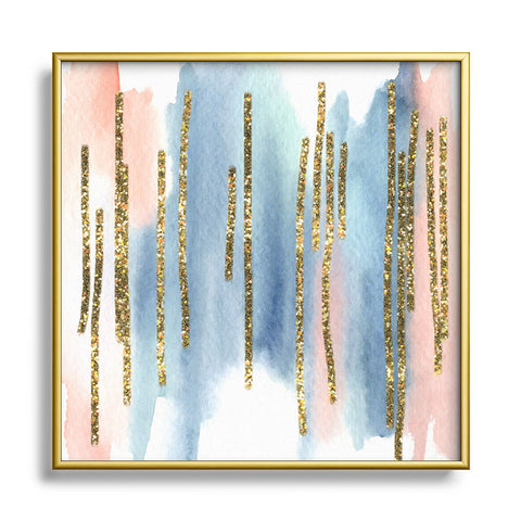 Social Proper Gather Metal Square Framed Art Print