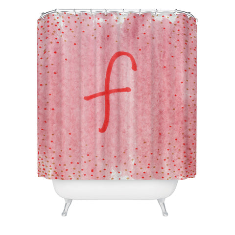 Social Proper Happy You F Shower Curtain