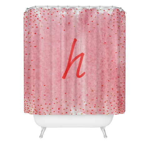 Social Proper Happy You H Shower Curtain