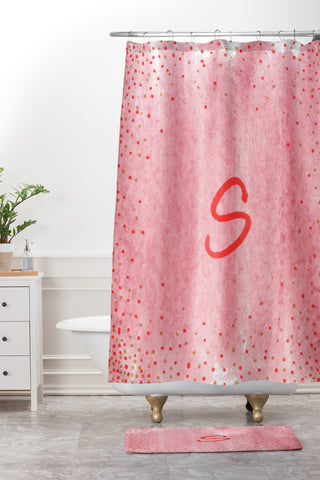 Social Proper Happy You S Shower Curtain And Mat