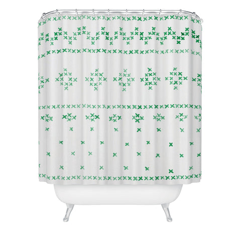 Social Proper Holiday Sweater Shower Curtain