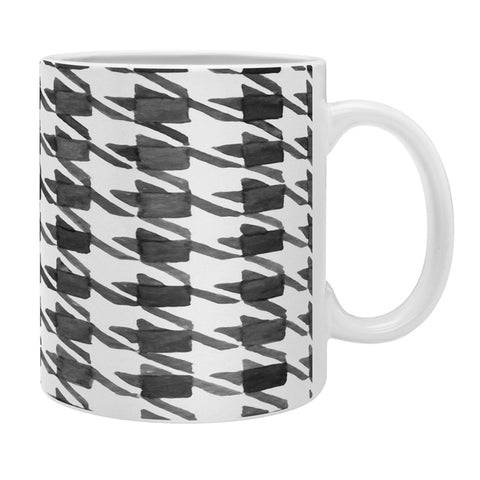 Social Proper Houndstooth BW Coffee Mug