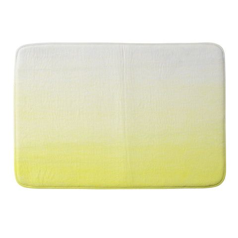 Social Proper Lemon Ombre Memory Foam Bath Mat