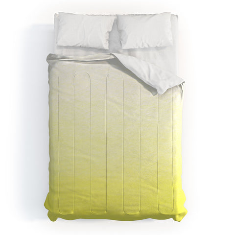 Social Proper Lemon Ombre Comforter