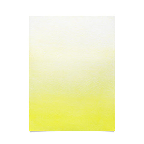Social Proper Lemon Ombre Poster