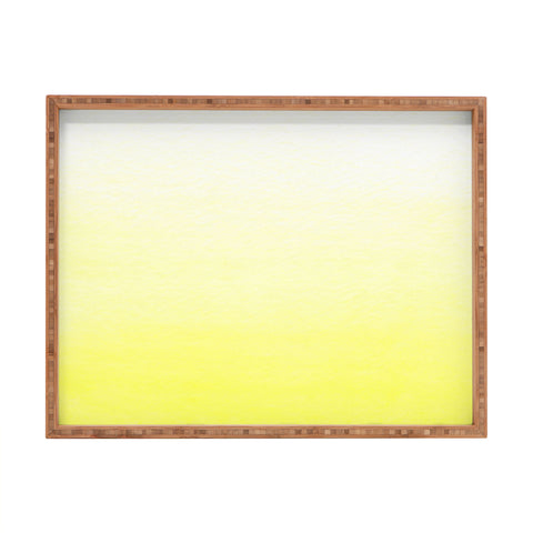 Social Proper Lemon Ombre Rectangular Tray