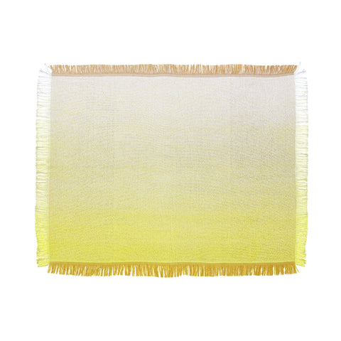 Social Proper Lemon Ombre Throw Blanket