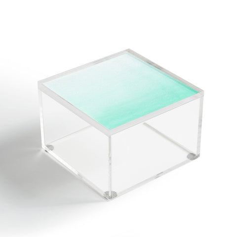 Social Proper Mint Ombre Acrylic Box